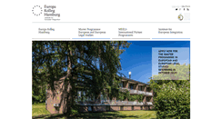 Desktop Screenshot of europa-kolleg-hamburg.de